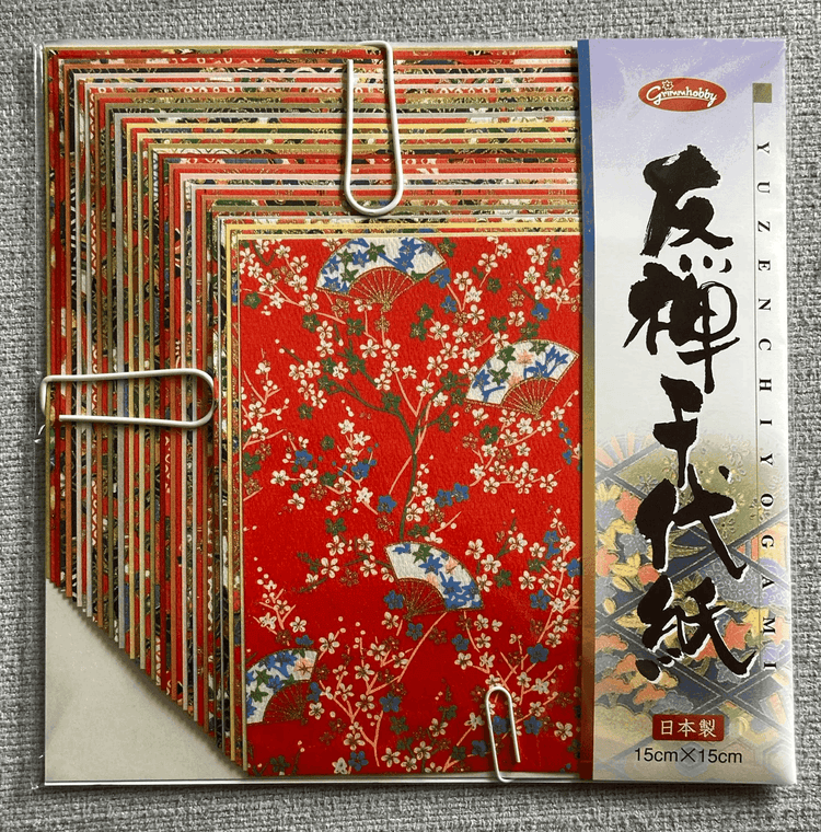 Yuzen Chiyogami Paper 15cm - Bizzi Art