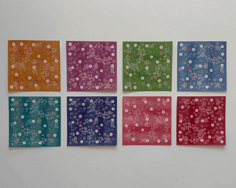 Stationery Yuzen Origami Paper 7.5cm - Bizzi Art